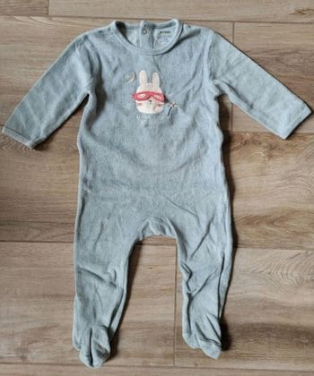 Pyjama velours taille 12 mois