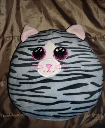 Nounours coussin chat kiki