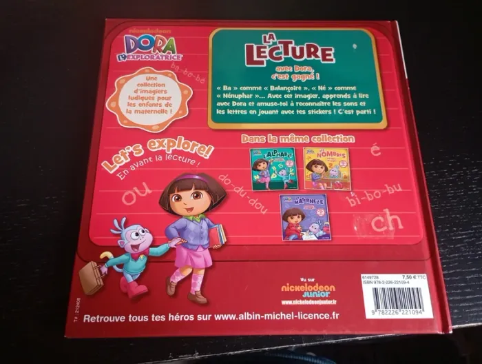 Livre d apprentissage dora - photo numéro 2