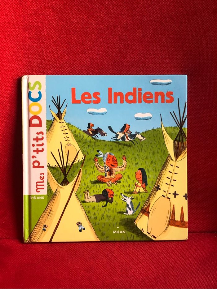 Livre mes p’tits docs les indiens