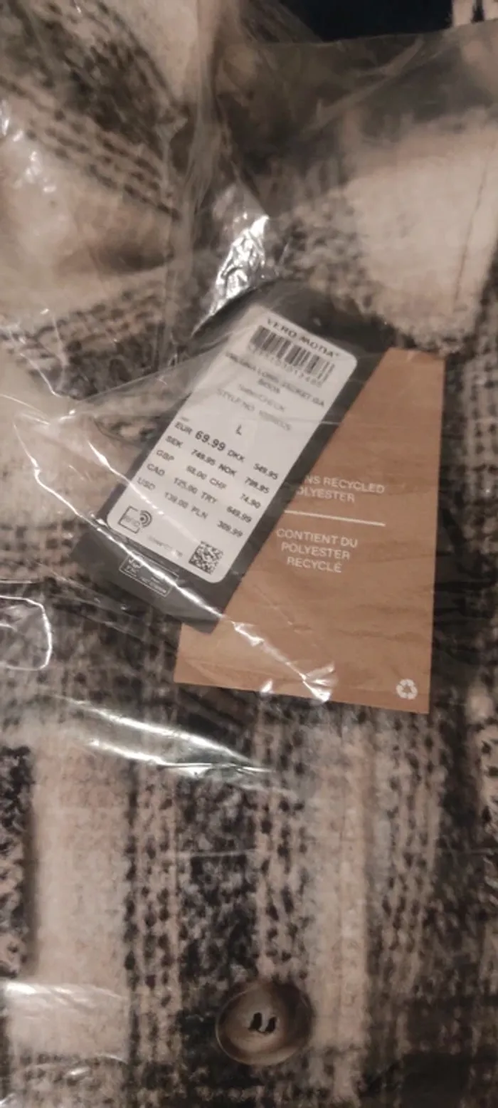 Vero Moda Surchemise carreaux taille L - photo numéro 3