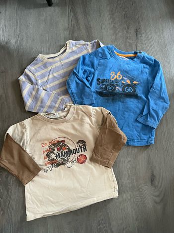 Lot 3 pulls fins garçon