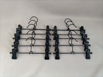 🖤 Lot de 10 cintres à pinces métallique noir | Bébé/Enfant | Très bon état 🖤