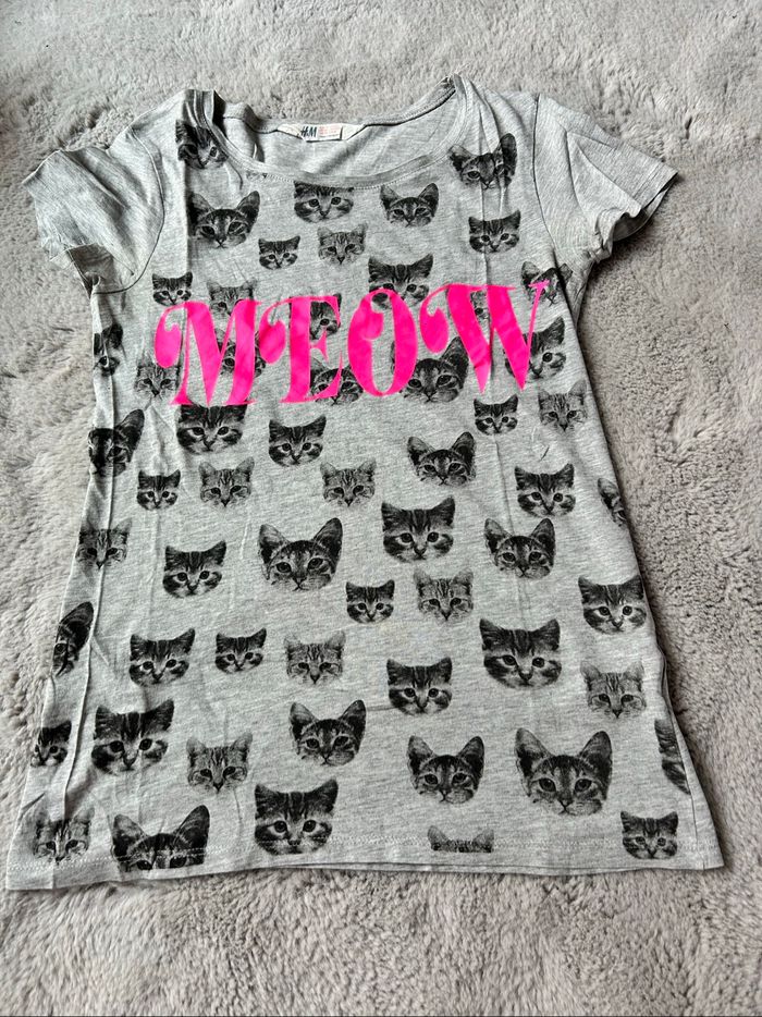 T-shirt H&M avec des chats