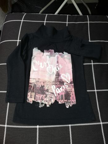 Sous pull noir 2 ans fille orchestra