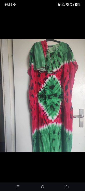 Robe longue + foulard T48 