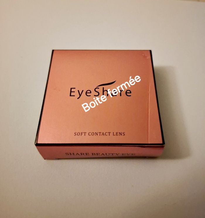 Lentilles eyeshare 1an neuves - photo numéro 2