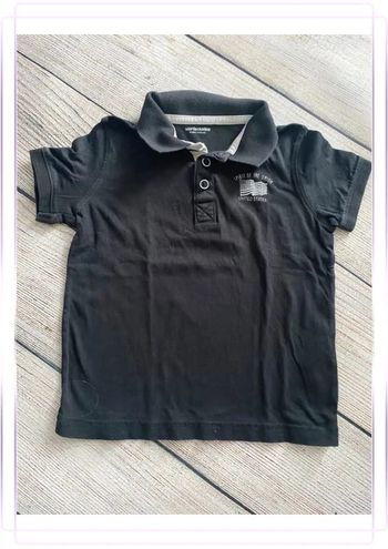 Polo noir 🐼 4 ans - Vertbaudet