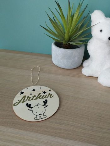 Boule de noël personnalisée