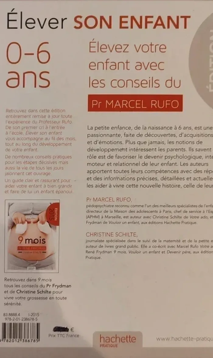 📚 Élever son enfant de 0 à 6 ans – Pr Marcel Rufo - photo numéro 4