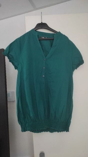 Blouse verte légère