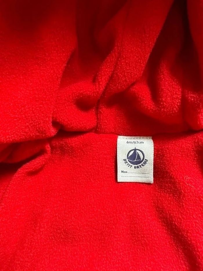 Veste doudoune rouge pour enfant, taille 6 mois - Petit Bateau - photo numéro 8