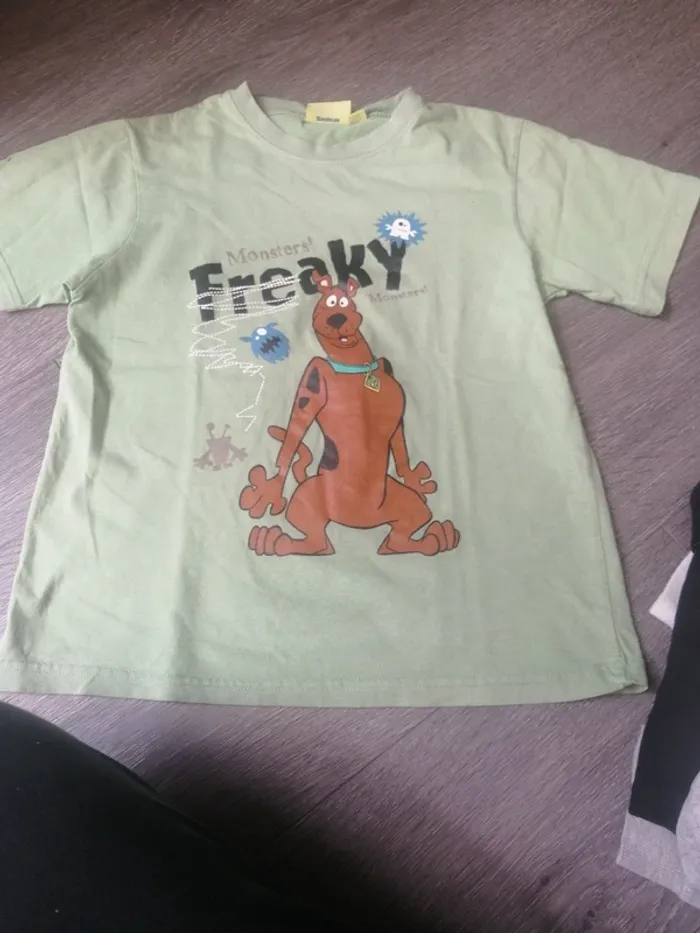 Tee shirt manche courte scooby doo 10A