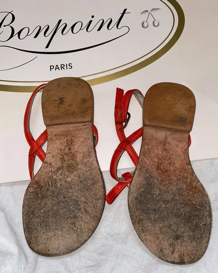 chaussures Bonpoint bien portées taille 26 - photo numéro 3