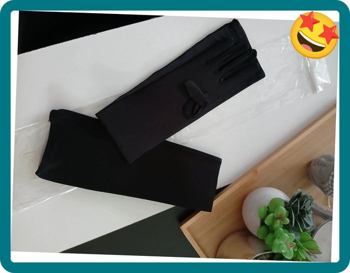 Long Gants noir Neuf Taille Unique🌿💝 - photo numéro 4
