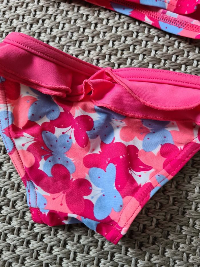 Maillot de bain 2 pièces rose - 12 mois - photo numéro 7