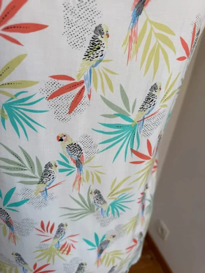 Superbe blouse debardeur neuf fluide tropical Camaïeu 🌸 L 40 42 - photo numéro 5