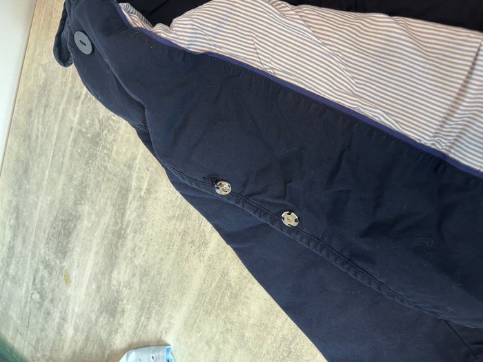 manteau parka fille jacadi taille 10 ans bleu nuit - photo numéro 2