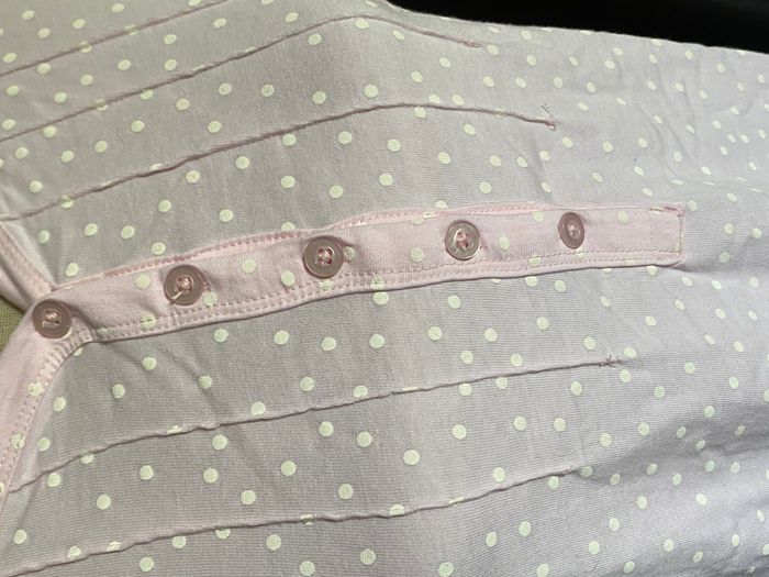 Chemise de nuit rose à pois blancs Debenhams - photo numéro 2