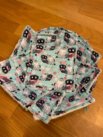 Lingettes lavables avec panière