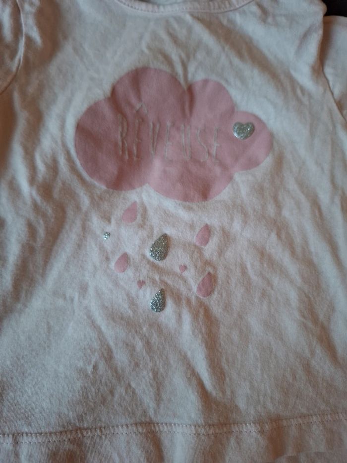 Tee-shirt rêveuse bébé - photo numéro 2
