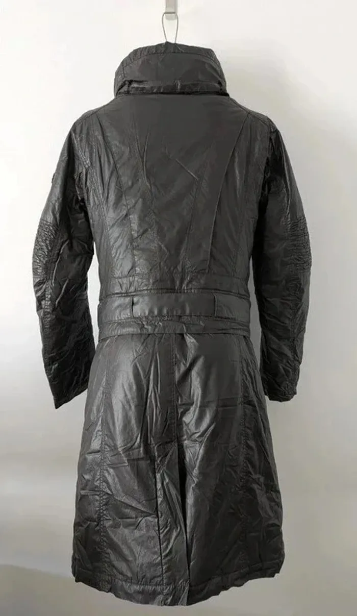 Parka manteau marron imperméable - IKKS - taille 36 - photo numéro 2