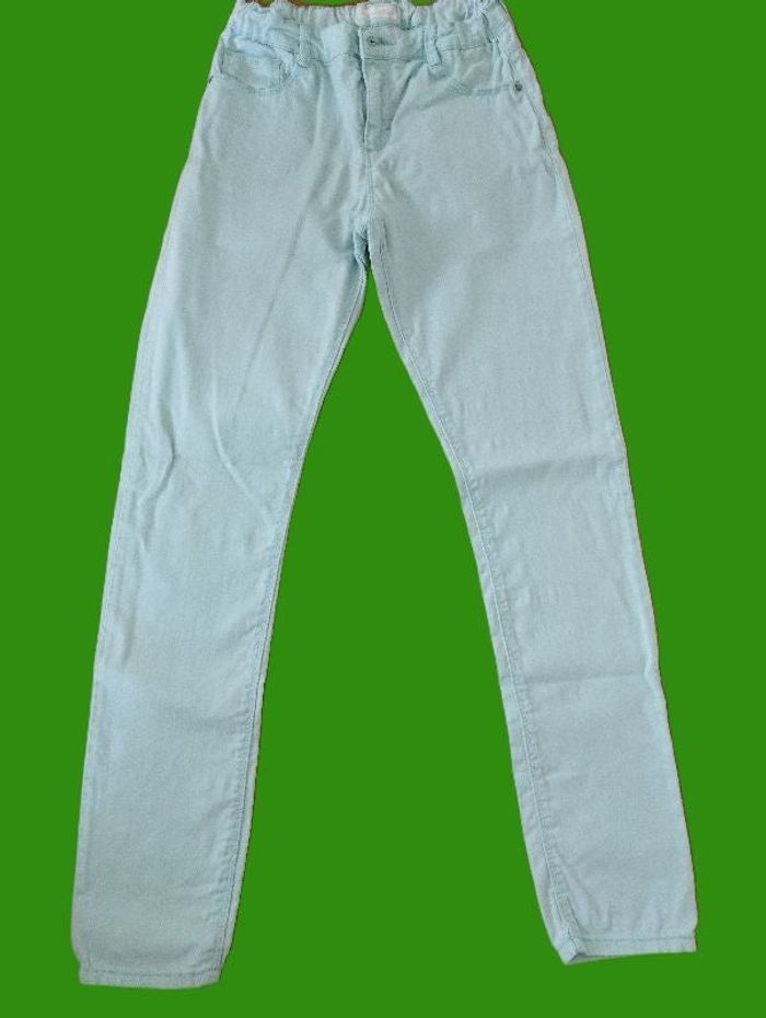 Pantalon fille 14 ans vert d'eau