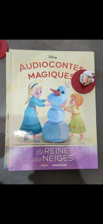 Numéro11 Livre et figurine édition audiocontes Magiques Altaya édition disney audio compte conte