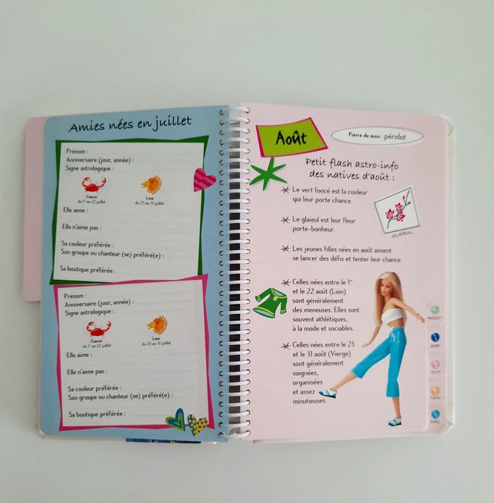 Carnet d'anniversaire Barbie #lora11livreenfant - photo numéro 3