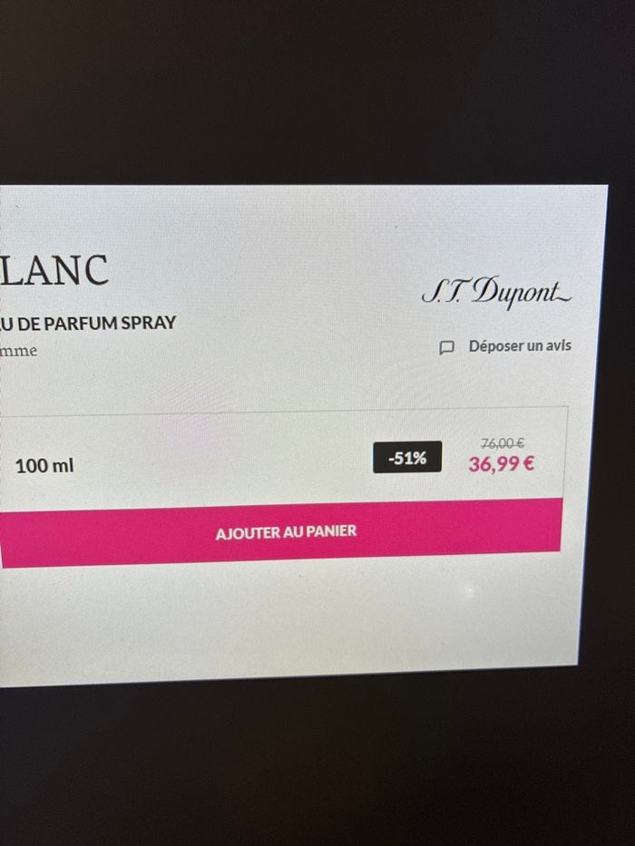 S.T.Dupont parfum: Blanc 100ml - photo numéro 5