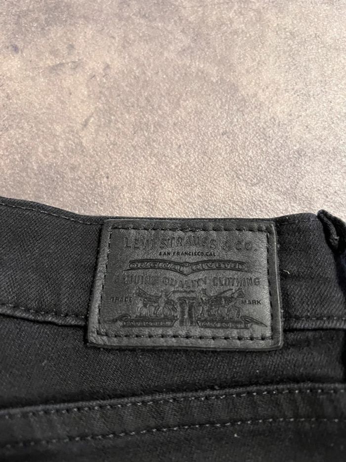 Jean levi’s 724 high rise straight w26 l28 noir premium - photo numéro 4