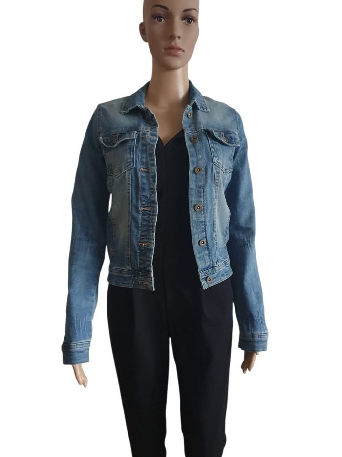 Veste en jean ajustée Only- Denim Bleu Claire- T34 - photo numéro 2