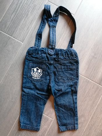 Pantalon à bretelle Disney 12 mois