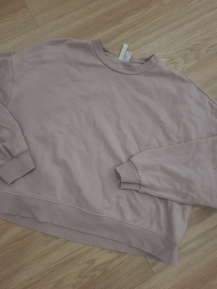 Pull rose poudré
