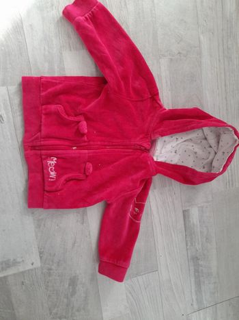 Gilet 6 m chat fille