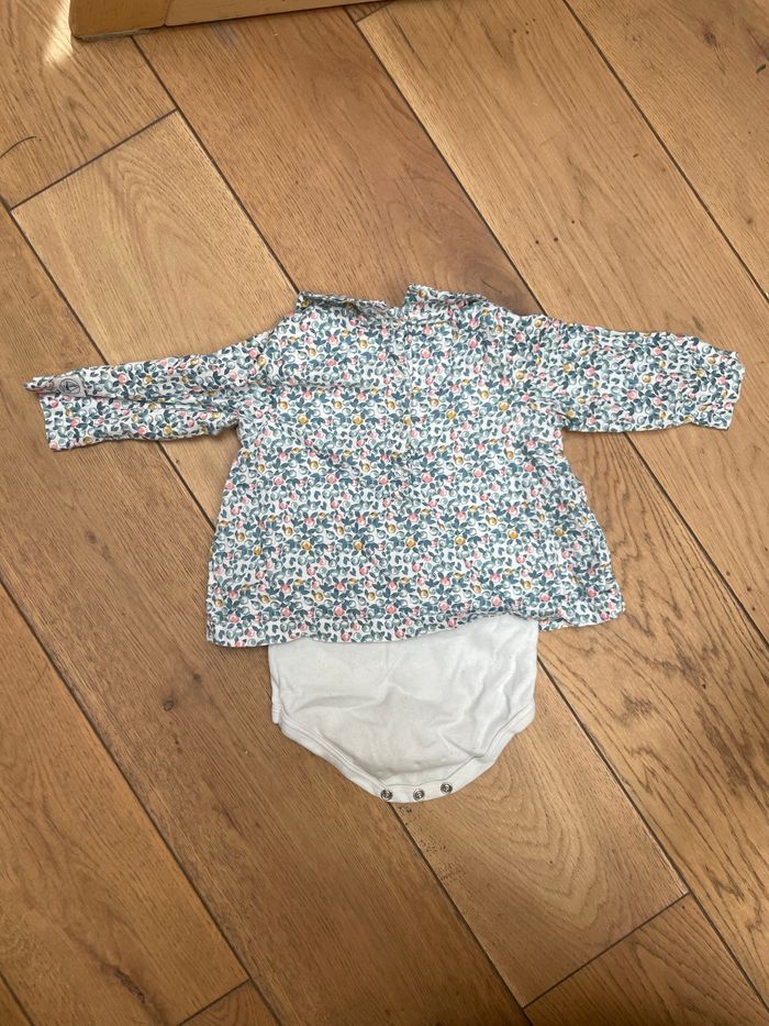 Body - blouse petit bateau 6m - photo numéro 2