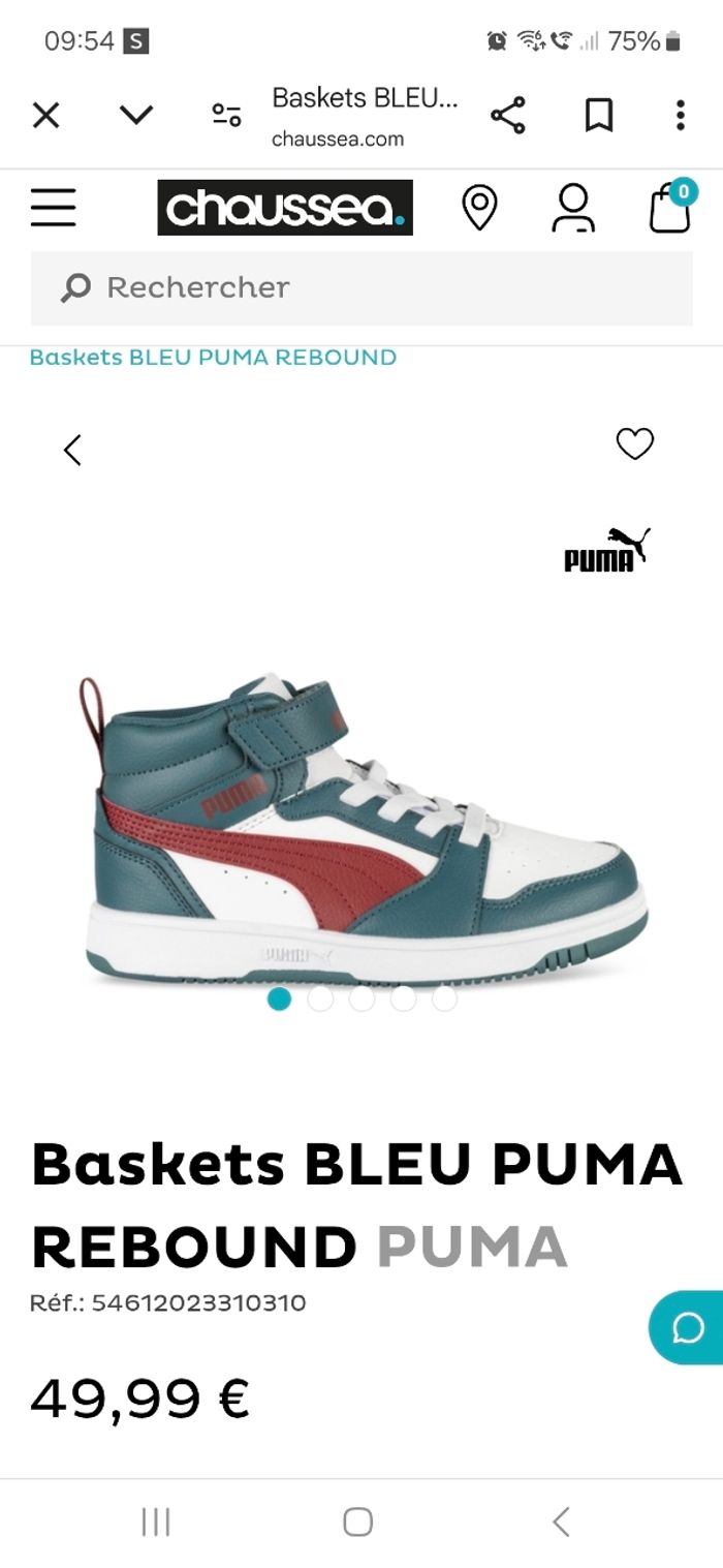 Basket puma cuir - photo numéro 4