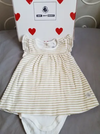 Robe body petit bateau 3 mois