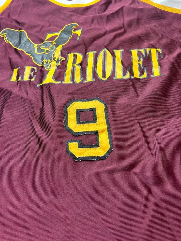 Maillot de Basketball Vintage Le Triolet #9 – Made in Canada - photo numéro 6