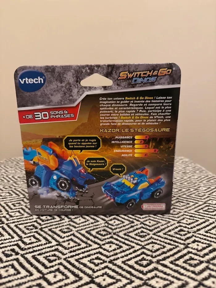 VTECH - Switch & Go Dinos Mini - Kazor, Le Stegosaure - 4 ans et plus - photo numéro 2