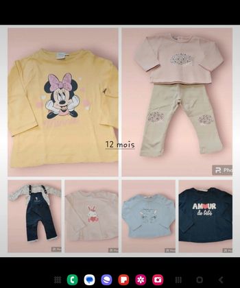 Vêtements fille 12 mois
