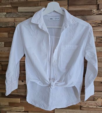 Chemise oxford ML 8-9 ans fille zara neuve