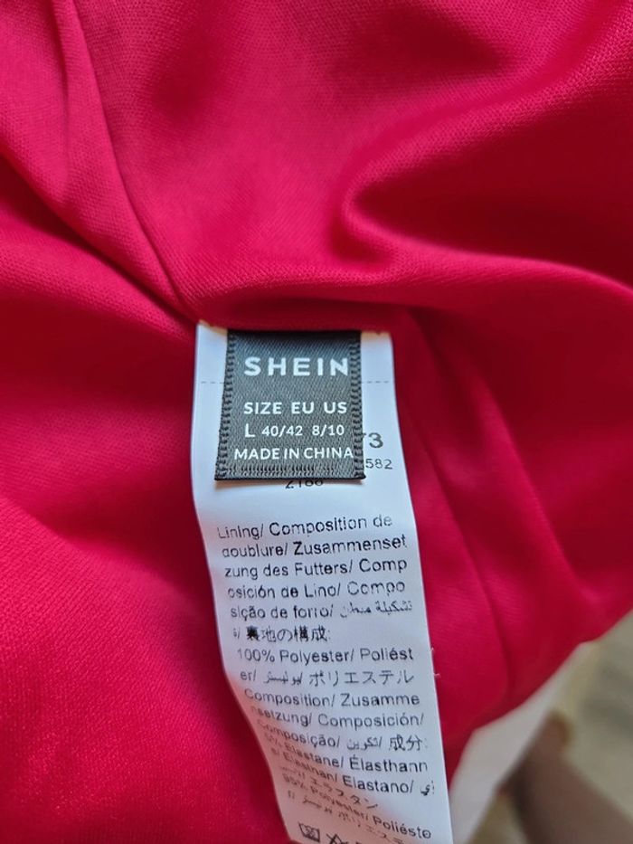 Blazer Rouge Original  de chez Shein en taille L - photo numéro 11