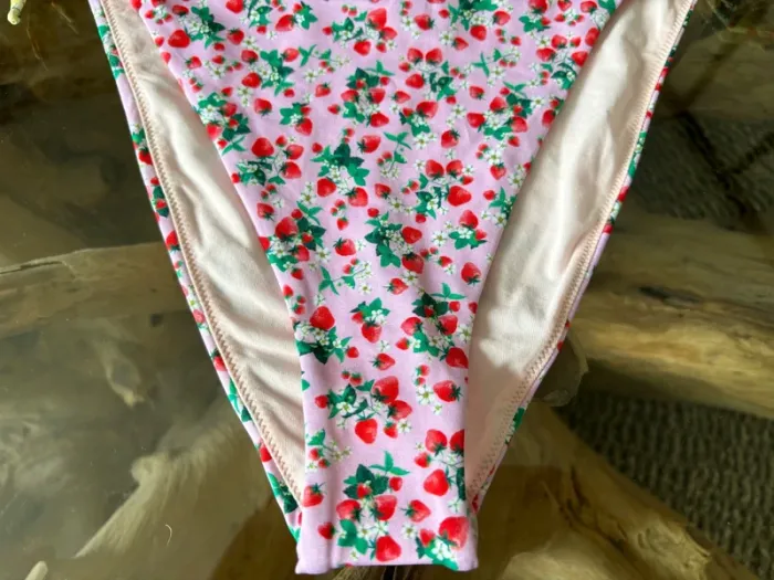 Bas de maillot de bain Banana Moon teens rose fraises 42 - photo numéro 3