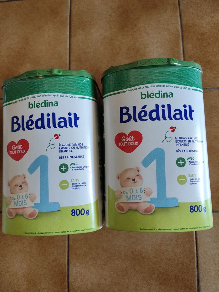2 boites de lait blédilat - photo numéro 1