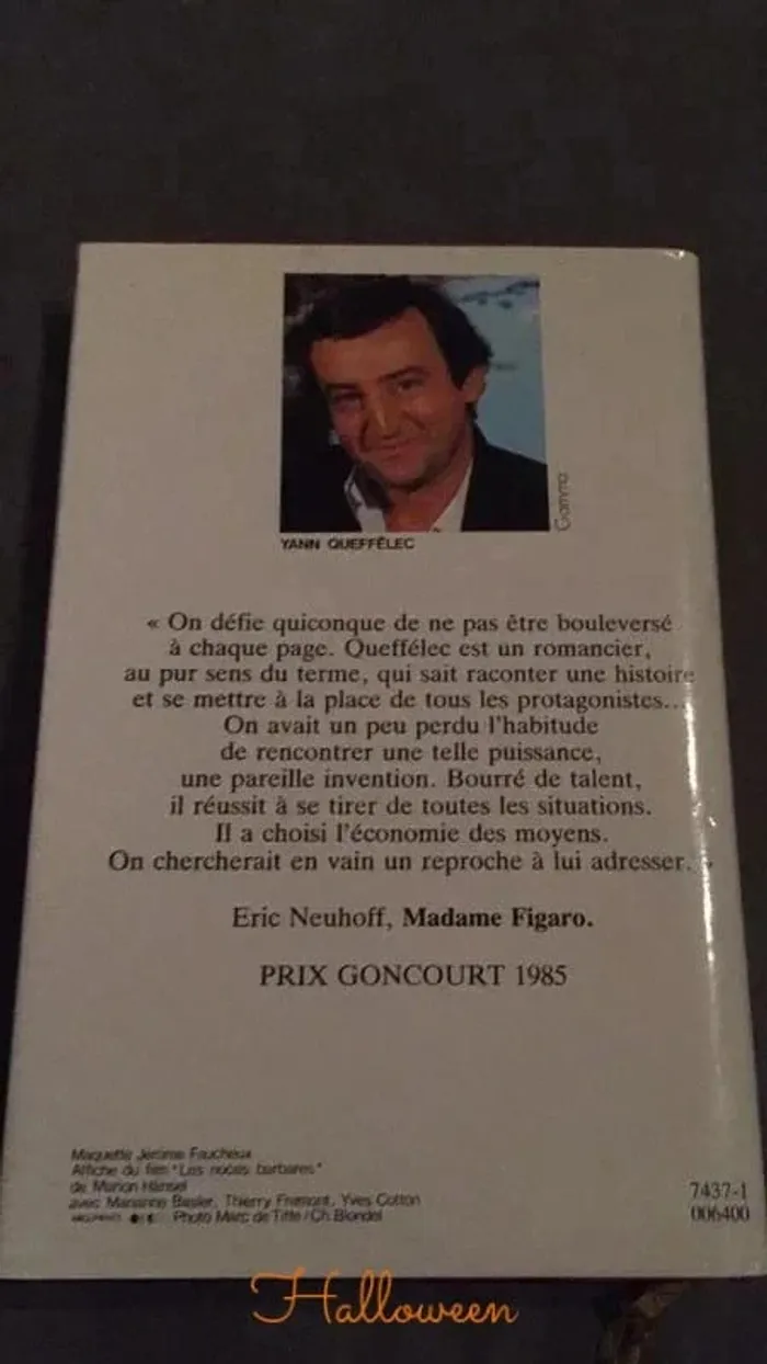 Livre Les noces barbares - photo numéro 2