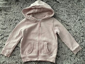 Veste à capuche rose pâle Primark- 4/5 ans