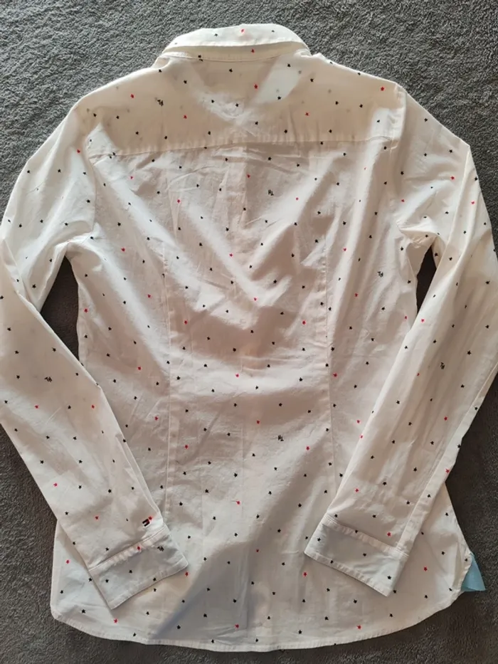 Chemise femme Tommy Hilfiger étoiles – Fitted Shirt – Taille 36/38 – Neuve - photo numéro 7