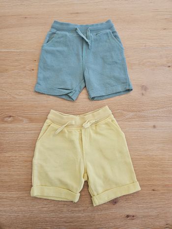 Lot shorts molleton
