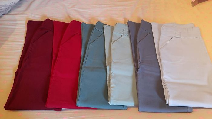 Lot de 6 pantalons extensibles Taille S (36-38) - photo numéro 1